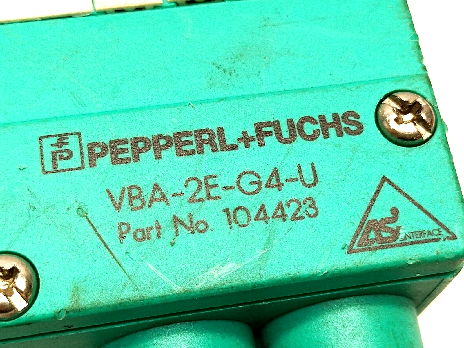 Pepperl+Fuchs VBA-2E-G4-U AS-Interface Analog Module 104423 - Maverick Industrial Sales
