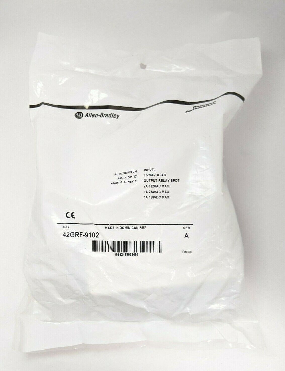 Allen Bradley 42GRF-9102 Photoswitch Visible Sensor Fiber Optic - Maverick Industrial Sales