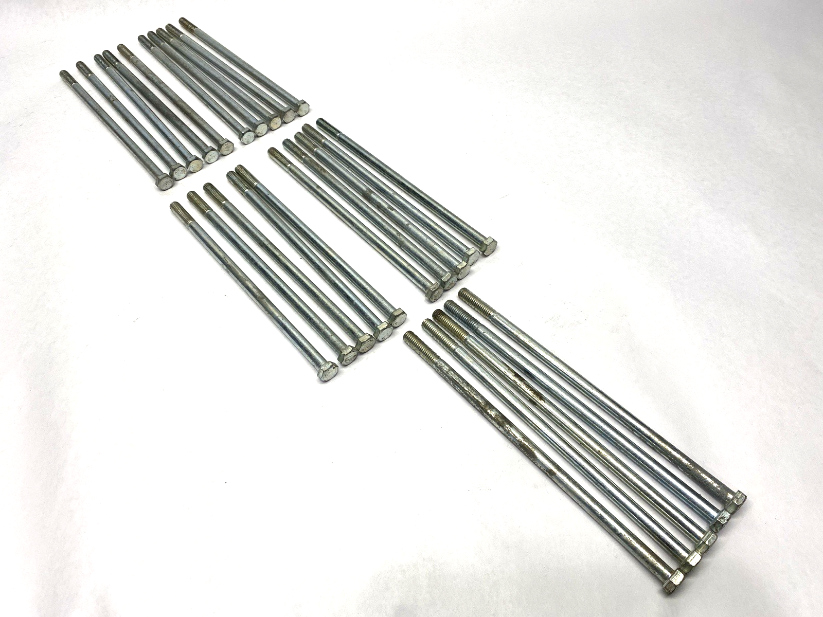 3/8"-16 x 9" Hex Head Bolts 7-3/5" Unthreaded Length LOT OF 25 - New – Open box - Maverick Industrial Sales