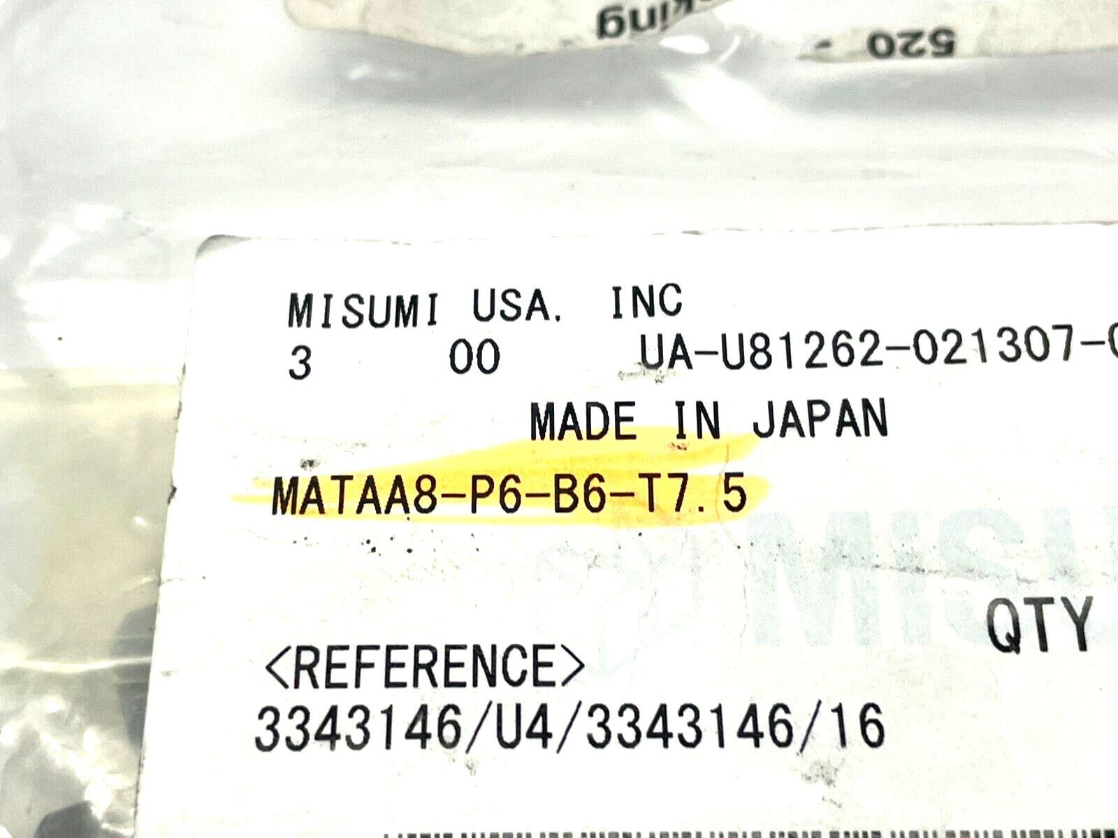 MiSUMi MATAA8-P6-B6-T7.5 Locating Pin Flat Flange, Round/Diamond Head LOT OF 8 - Maverick Industrial Sales