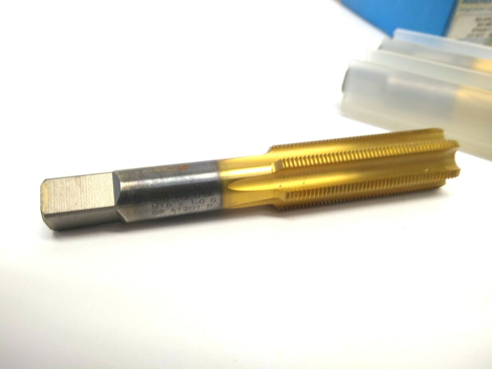 65721 | Greenfield M16 x 1.0 D-5 BOTT TIN/MAXI AL Straight Flute PKG OF 6 - New - Maverick Industrial Sales