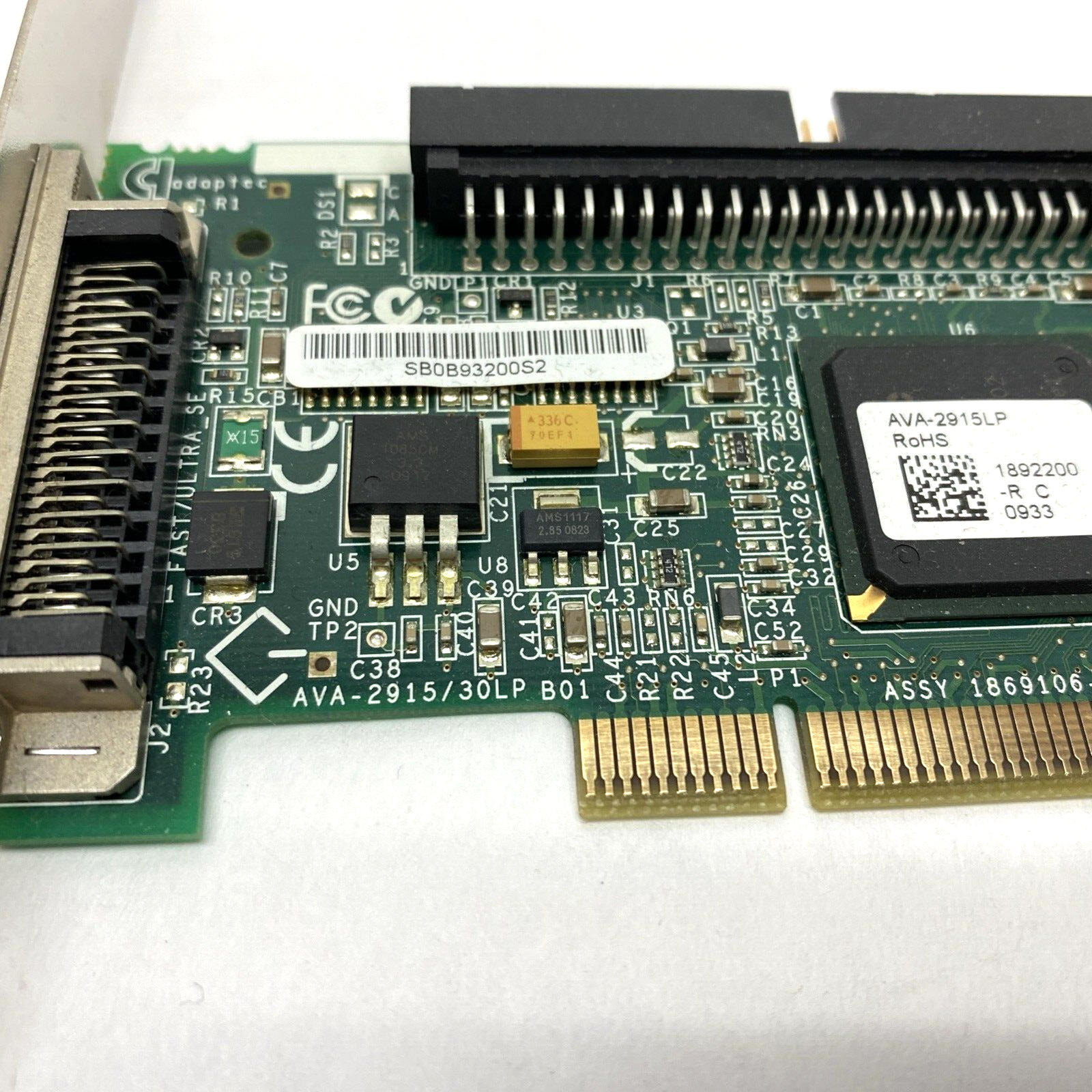 Adaptec AVA-2915LP AVA-2915/30LP Board 1869106-05 - Maverick Industrial Sales