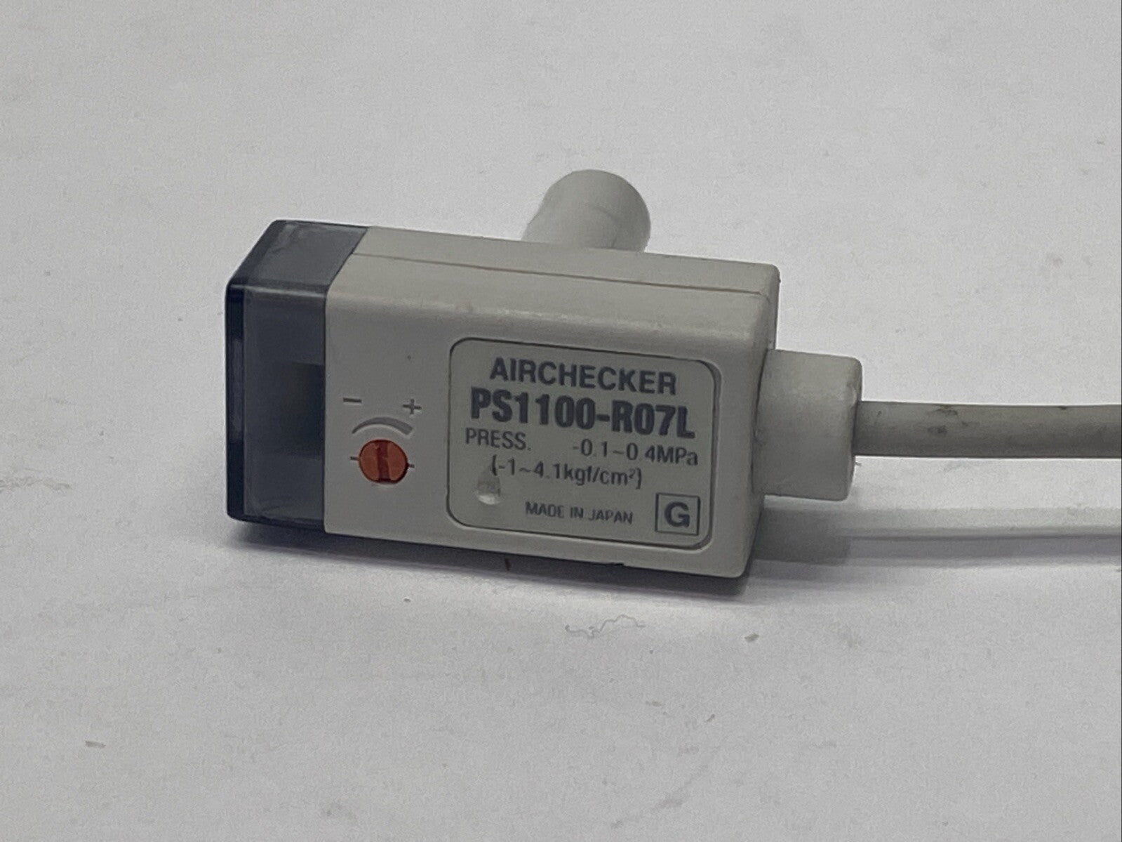 SMC PS1100-R07L Pneumatic Pressure Sensor Switch 1/4" Reducer - Maverick Industrial Sales
