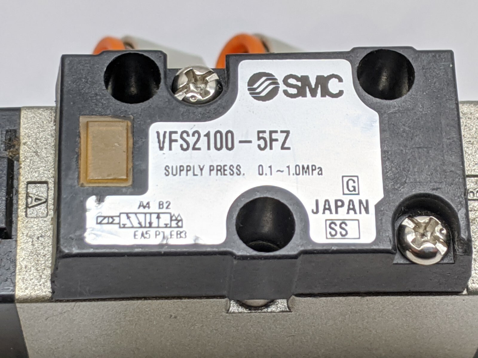 SMC VFS2100-5FZ Solenoid Valve w/ VFS2000 Plug In Type Manifold 4/5 Port - Maverick Industrial Sales