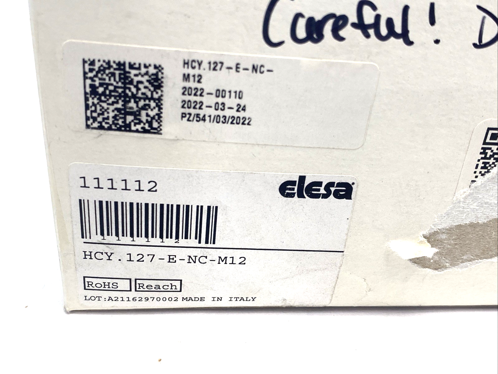 Elesa HCY.127-E-NC-M12 Oil Electrical Level Indicator 111112 - Maverick Industrial Sales