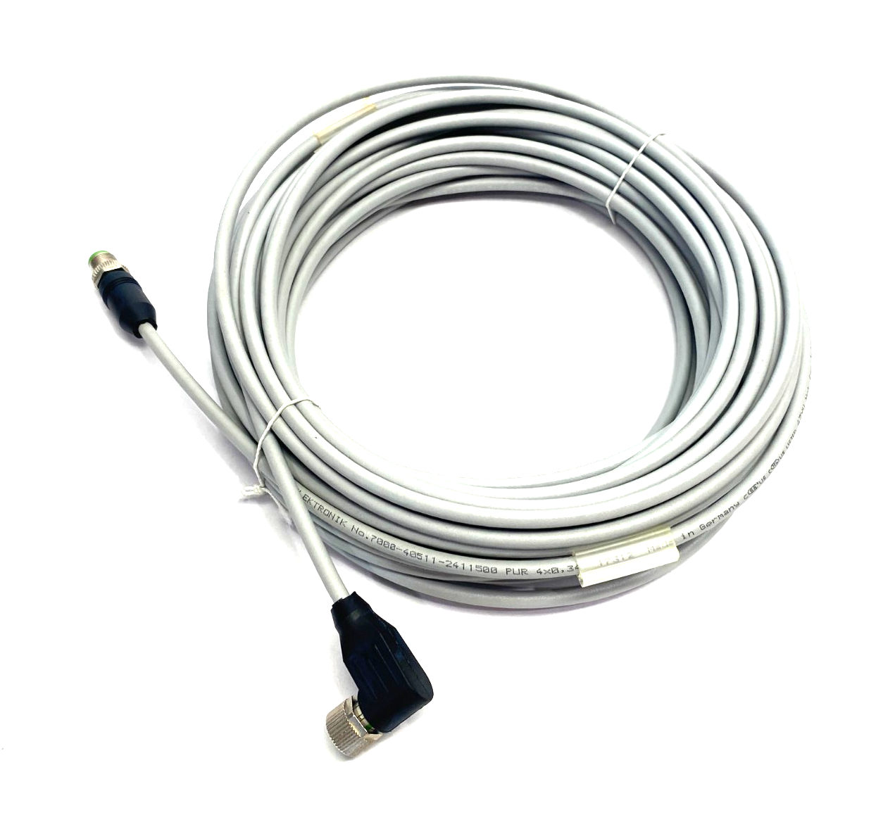 Murrelektronik 7000-40511-2411500 Dbl-End Cordset M12 male 0° / M12 female 90° - Maverick Industrial Sales