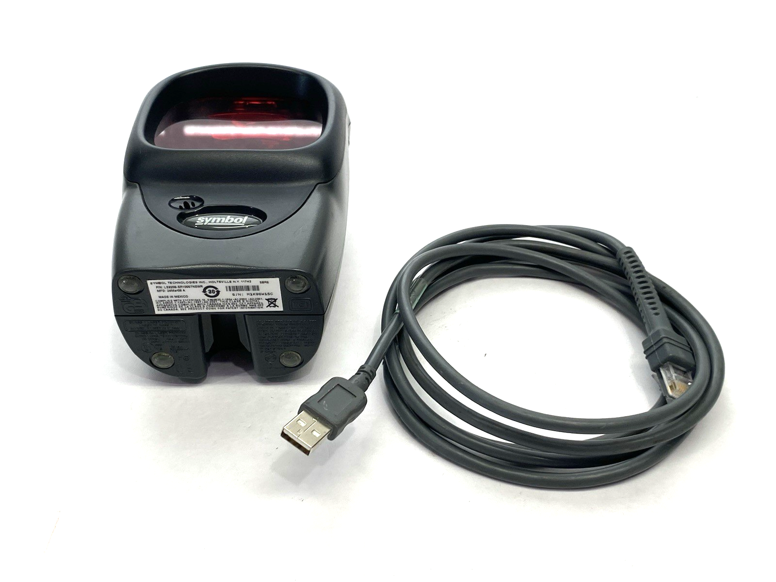 Symbol LS9208-SR10007NSWR Barcode Scanner 1D, Single-Line, Omni-Directional - Maverick Industrial Sales