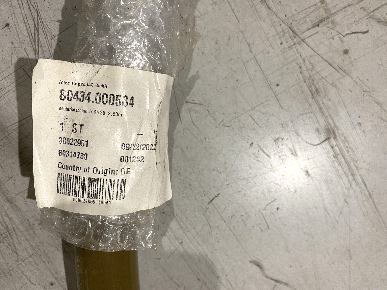 80434.000584 | Atlas Copco SCA 2380F-12V07 x 2500 bs DKR 1" VA - New Other - Maverick Industrial Sales
