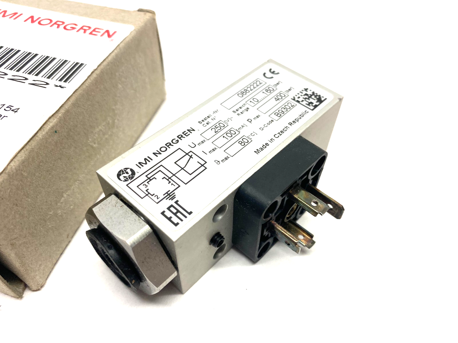 IMI Norgren 0882222 Pressure Switch 10-160bar 250V - Maverick Industrial Sales