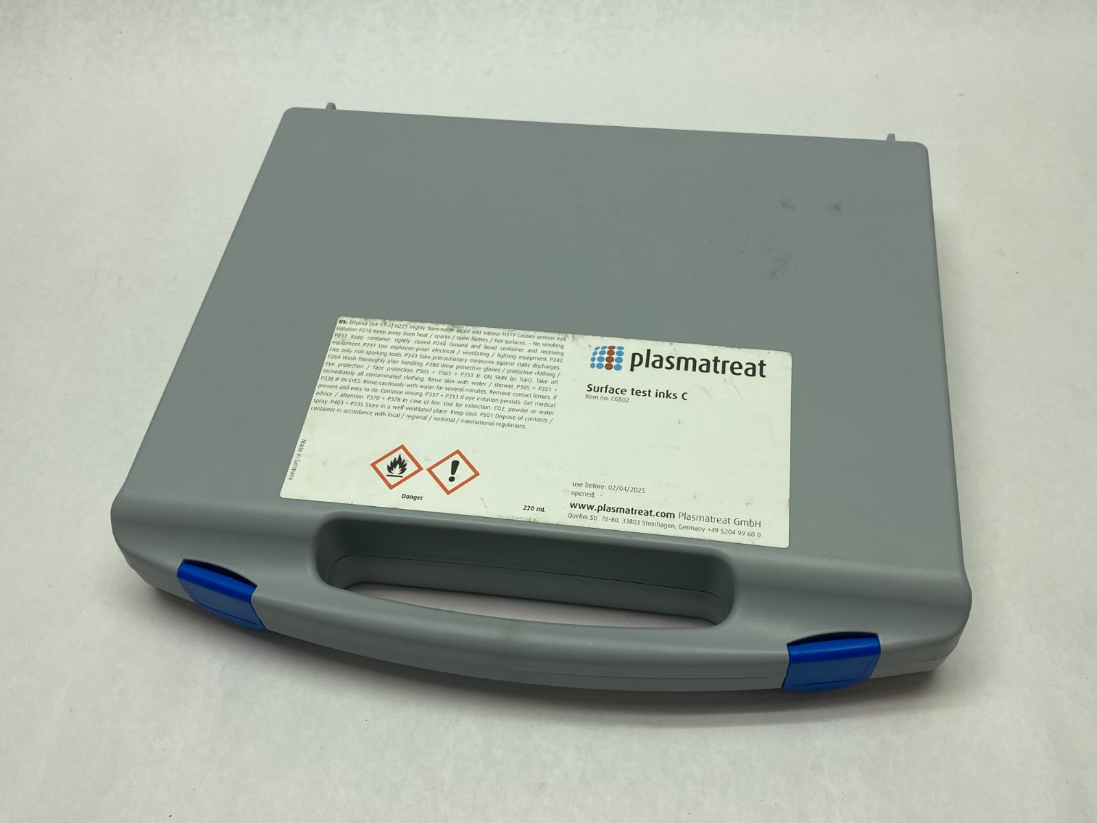 Plasmatreat CGS02 Surface Test Inks Kit C, Ethanol, 10ml Bottles - Maverick Industrial Sales