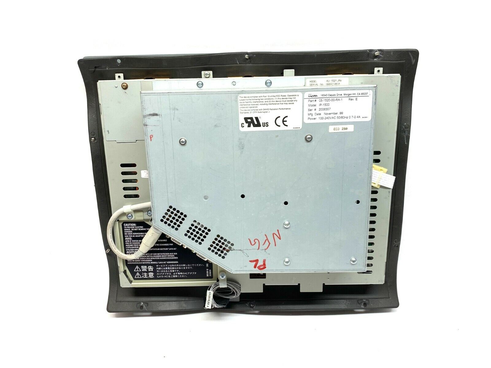IIcon IP-1500 HMI Touchscreen Panel 15" 05-1520-00-RA-1 - Maverick Industrial Sales