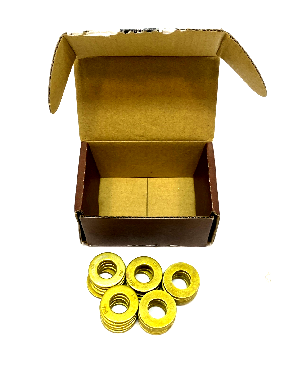 McmasterCarr 90850A250 Tension Flat Washers 7/16" SAE Zinc Yellow CR-3 PKG OF 25 - Maverick Industrial Sales