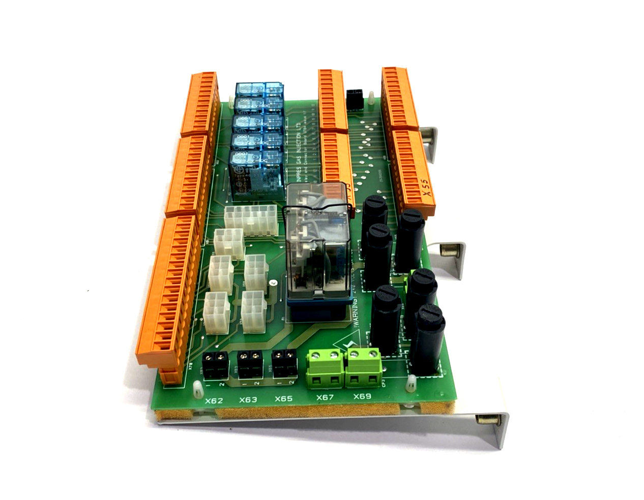 U704 | Cinpres Gas Injection Relay & Connector Board PCB, Issue 1.1, Finder Relays - Used - Maverick Industrial Sales