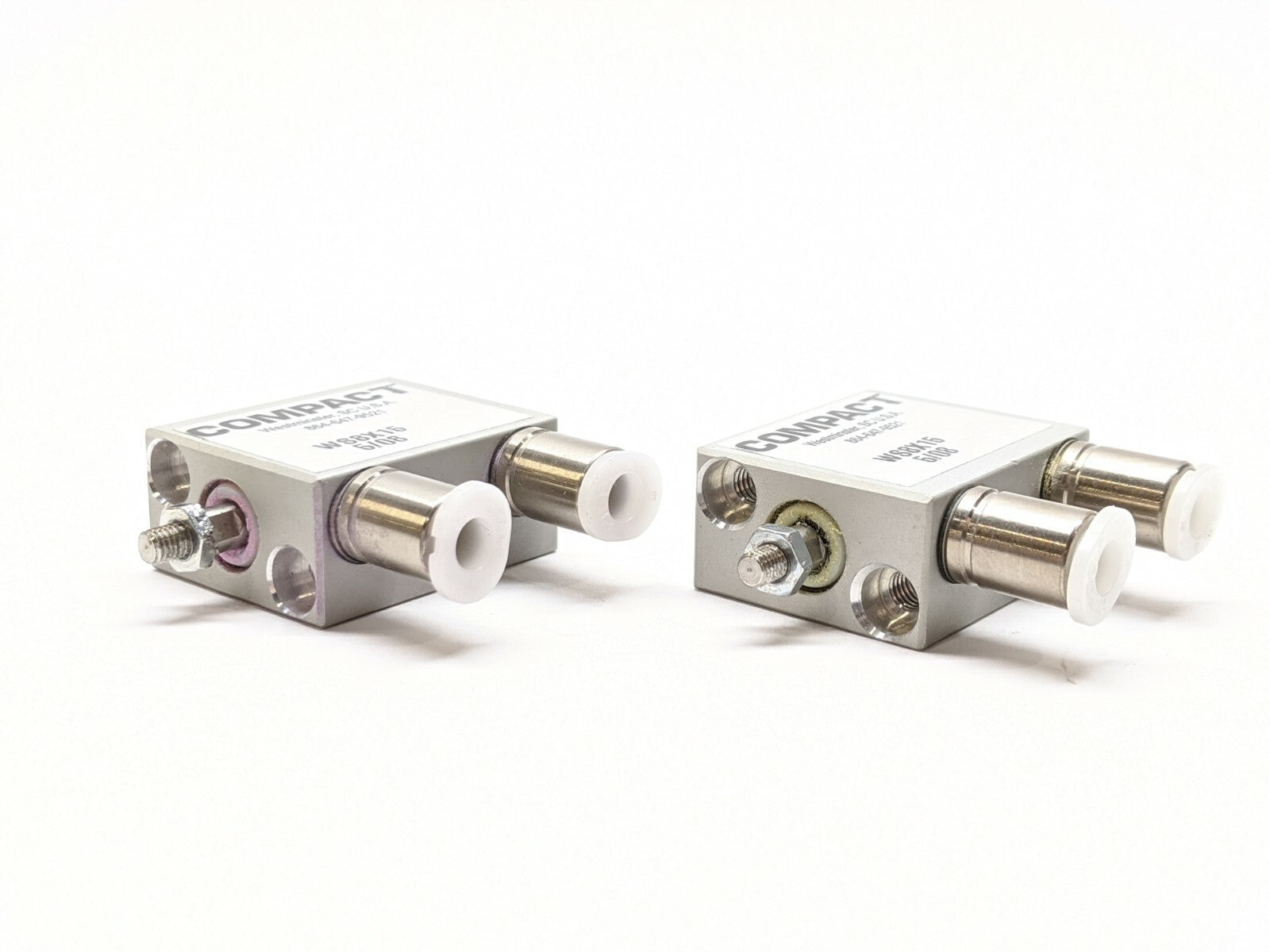 Compact WS8x15 Pneumatic Cylinder 8mm Bore 15mm Stroke LOT OF 2 - Maverick Industrial Sales