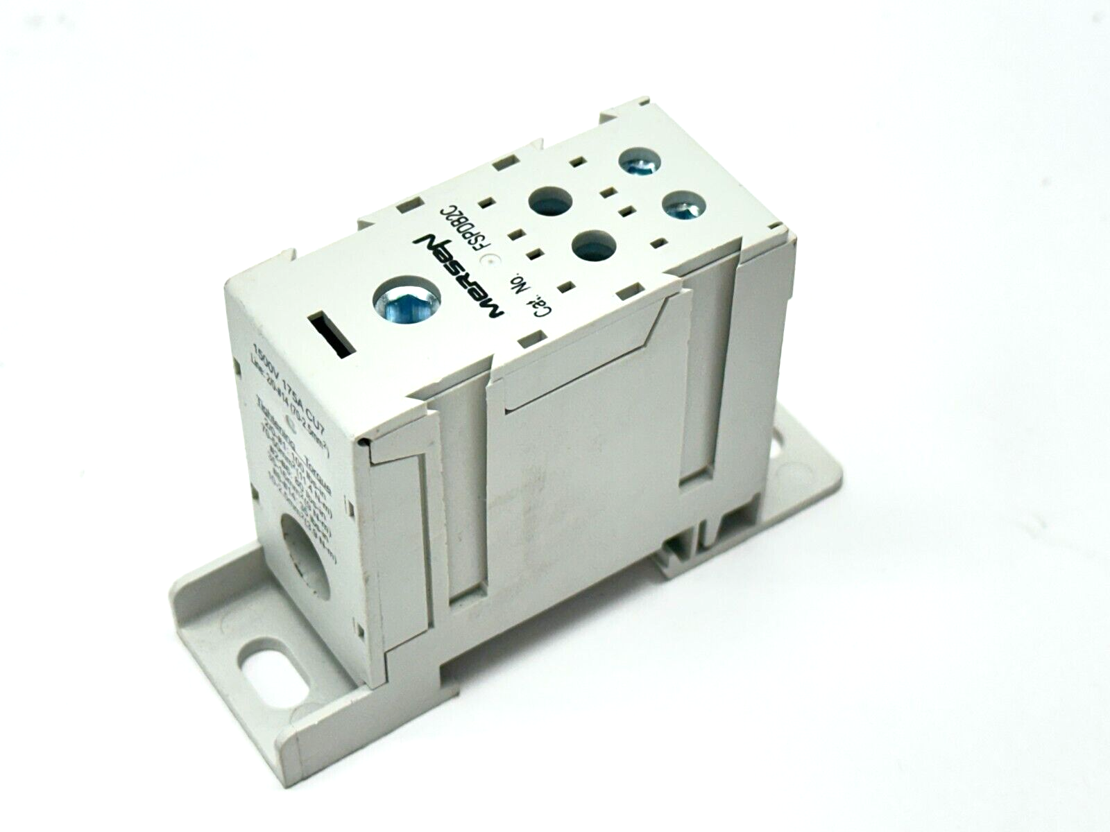 Mersen FSPDB2C Power Distribution Block CU7 175A 1500V - Maverick Industrial Sales