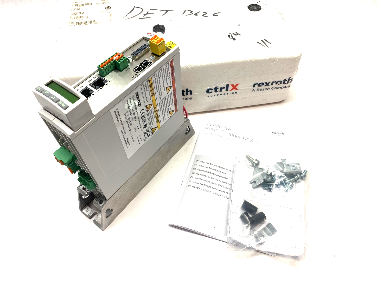 Bosch Rexroth R911340077 Comp. Converter HCS01.1E-W0008-A-03-B-ET-EC-NN-S4-NN-FW - Maverick Industrial Sales