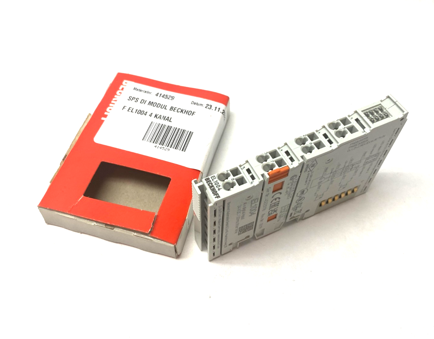 Beckhoff EL1004 EtherCAT 4-Channel Digital Input Terminal 24VDC - Maverick Industrial Sales
