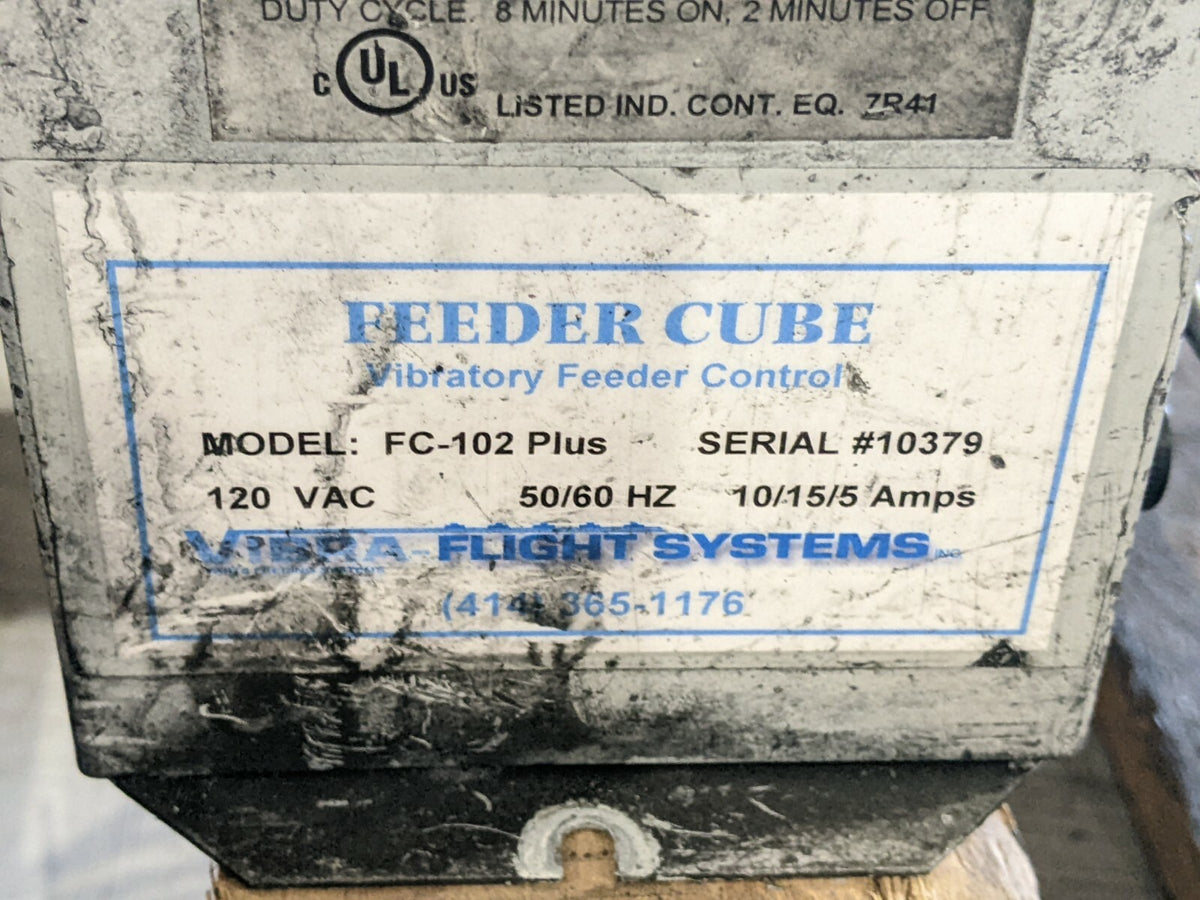76018 | Vibra-Flight Vibratory Feeder System w/ Bowl, Inline, Hopper, Feeder Cube - Used - Maverick Industrial Sales