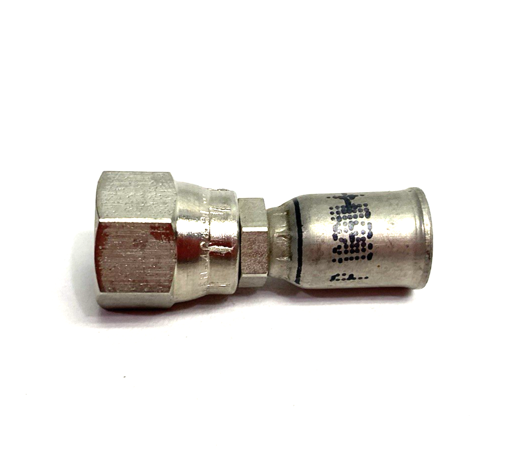 10691N-4-4C | Parker Female SAE (JIC) 37° Swivel Hose Fitting, Hose to Port - New – Open box - Maverick Industrial Sales