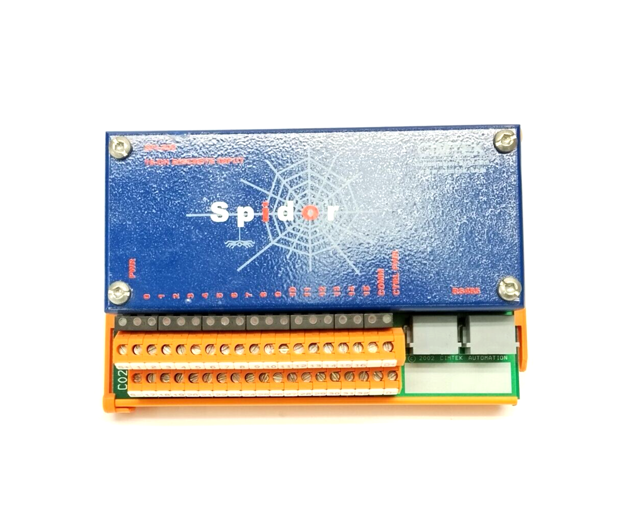 Cimtek SPI-200 Spidor 16-CH Discrete Input Module C0225-004A CHIPPED CORNER - Maverick Industrial Sales