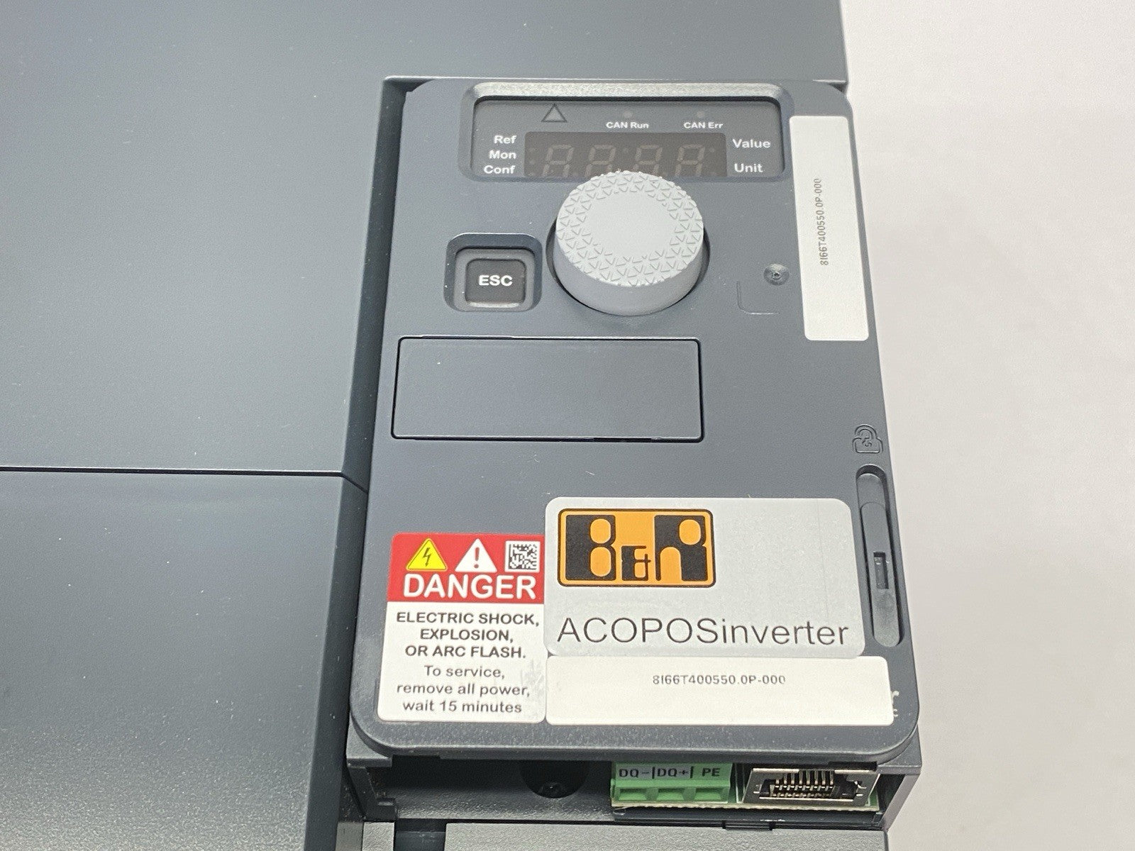 B&R Industrial 8I66T400550.0P-000 Rev C0 ACOPOSinverter 5.5KW Servo Drive - Maverick Industrial Sales