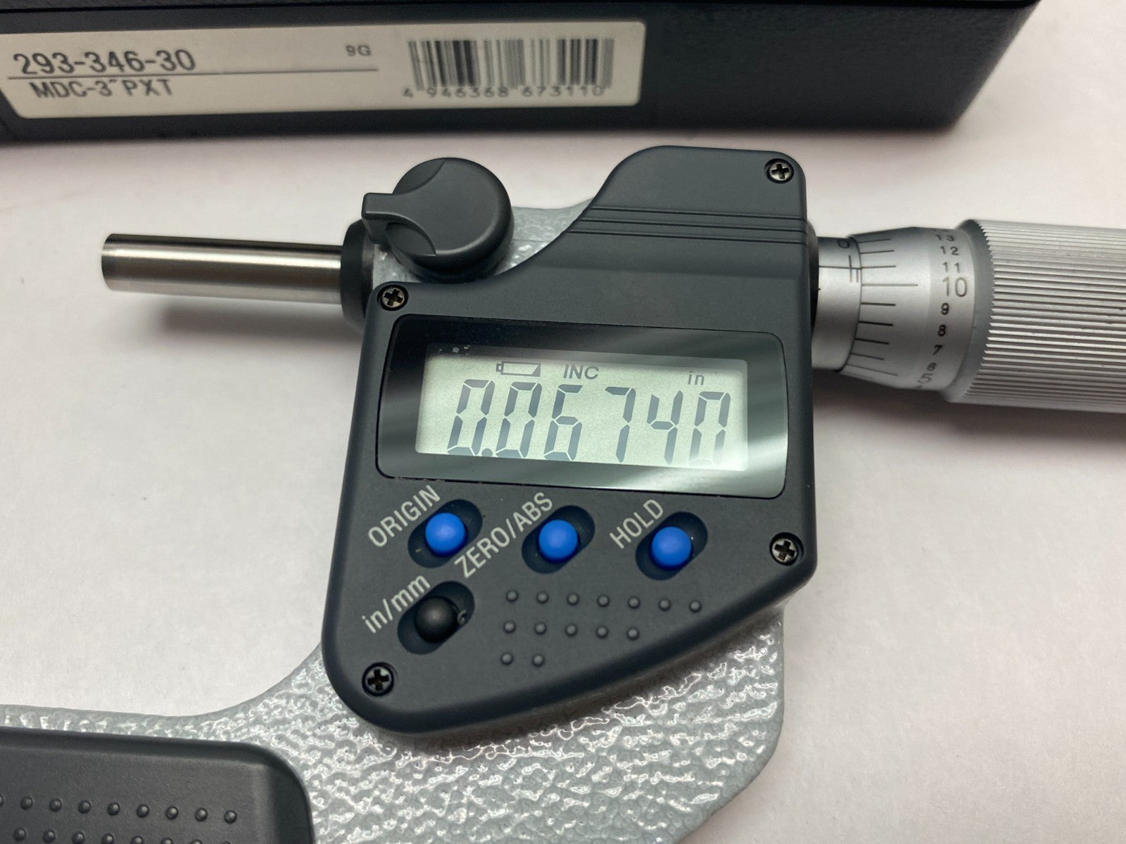 Mitutoyo 293-346-30 Digimatic Micrometer IP65 Coolant-Proof .00005 MDC-3"PXT - Maverick Industrial Sales