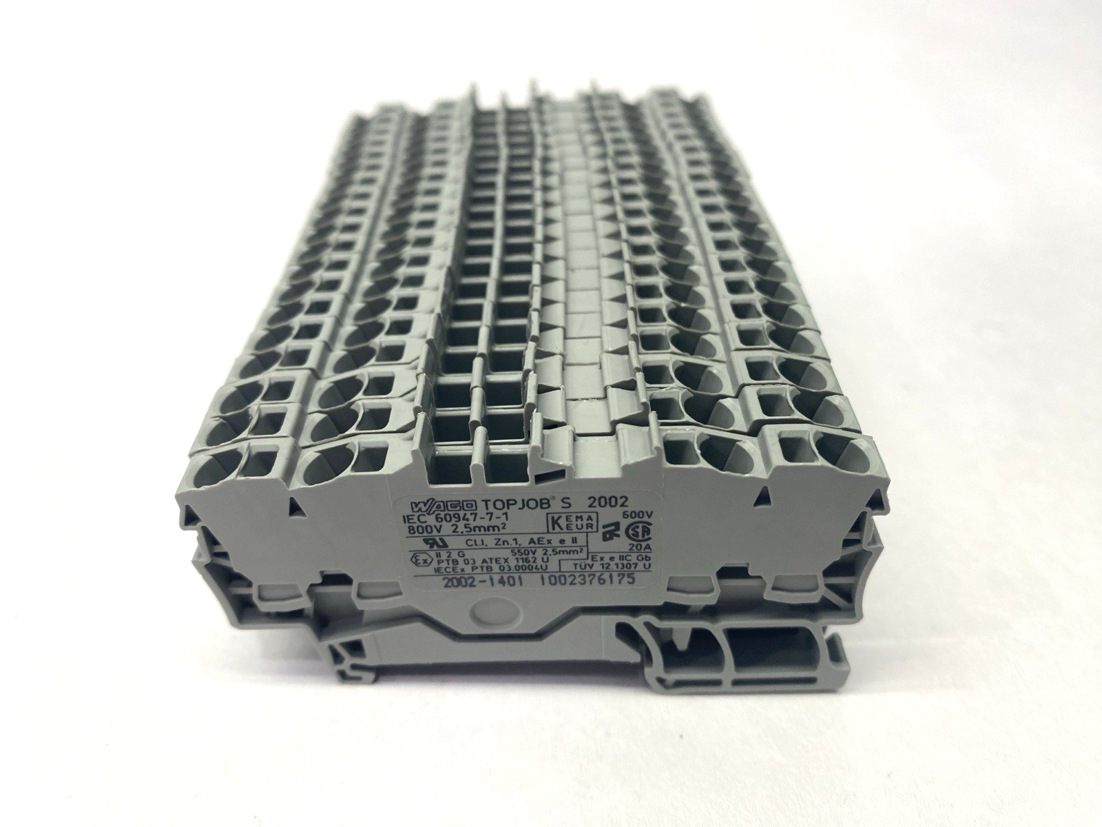 2002-1401 | Wago Topjobs Feed-Through Terminal Block LOT OF 19 - Used - Maverick Industrial Sales