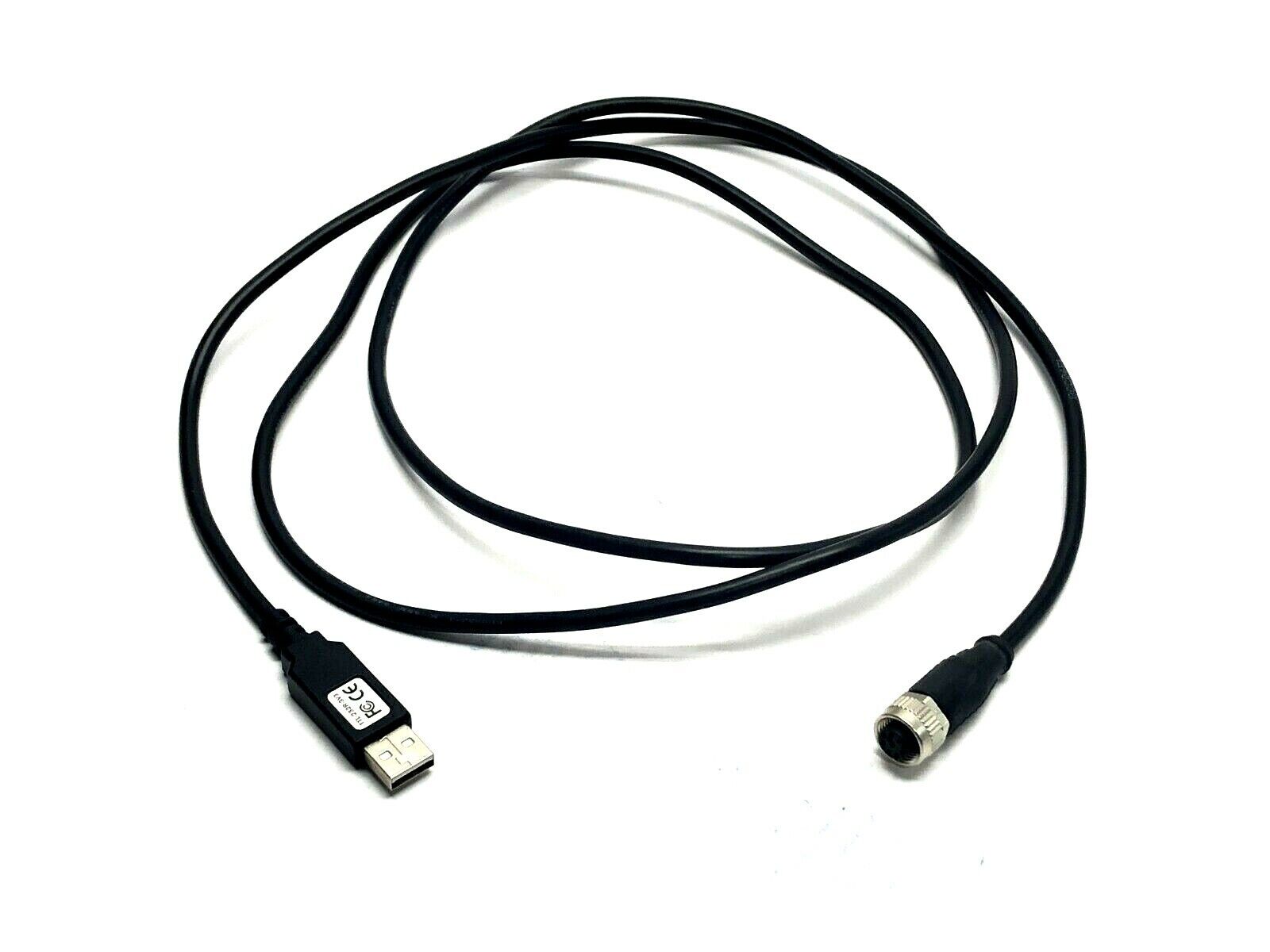 Balluff BCC M418-U024-AF-671-PX04T4-018 Double Ended Cord Set USB-A to M12 5ft L - Maverick Industrial Sales