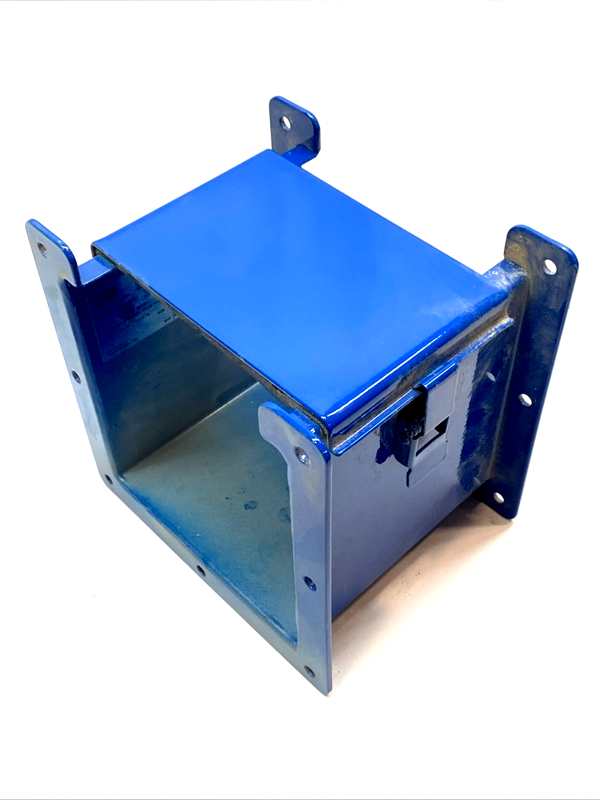 F66L06 | Hoffman Lay-In Wireway 6"x6"x6" Type 12 Hinged Cover Steel - Used - Maverick Industrial Sales