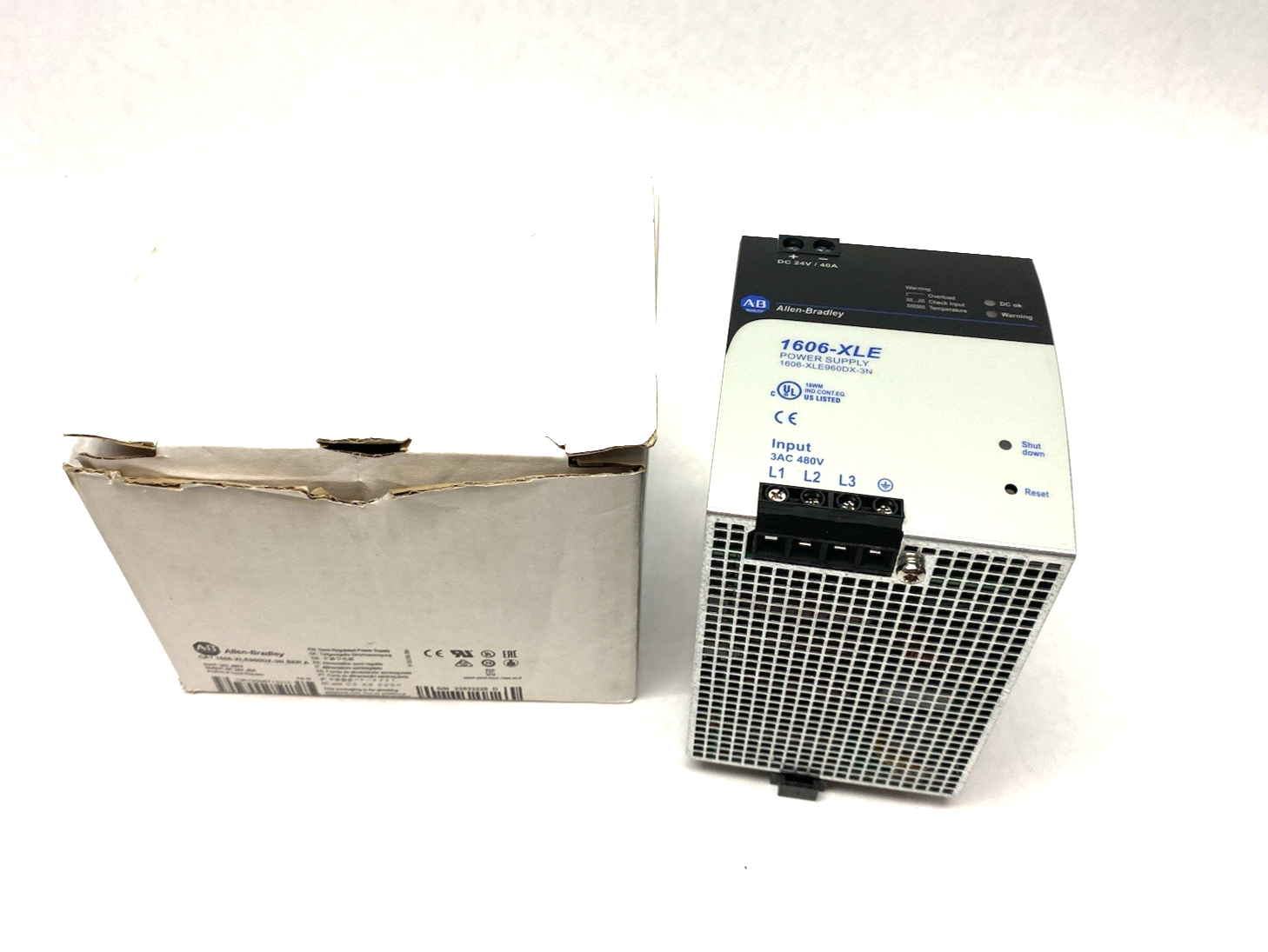 1606-XLE960DX-3N | Allen Bradley Ser. A Semi-Regulated Power Supply 3AC 480V Input - New Other - Maverick Industrial Sales
