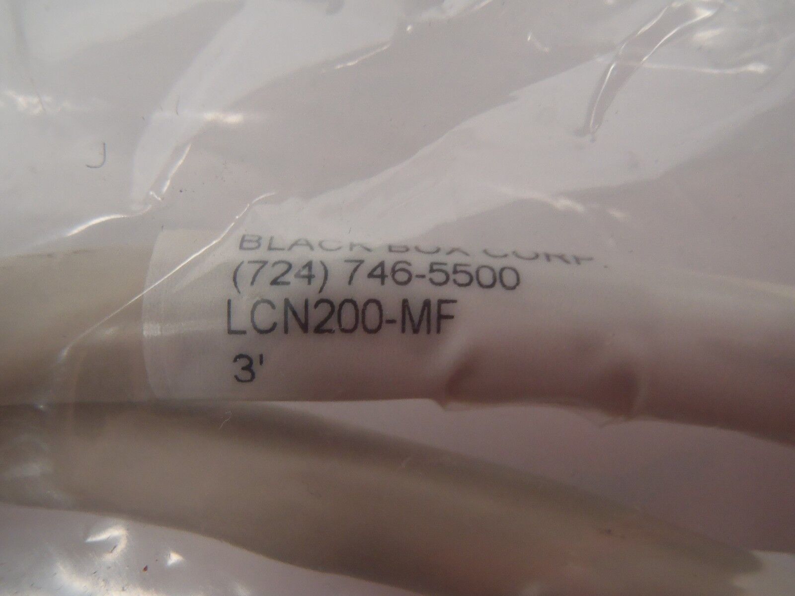 Black Box Network Services Cable LCN200-MF 3' - Maverick Industrial Sales