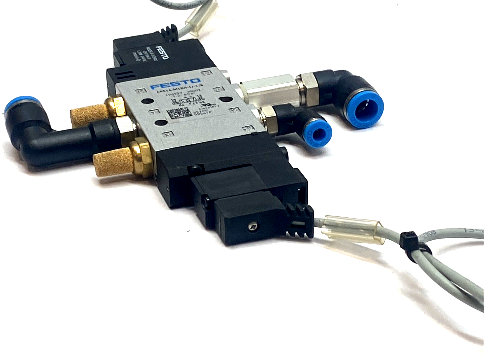 Festo CPE14-M1BH-5J-1/8 Valve w/ MSZE-B-3-24DC Coil Solenoid 24V DC Pneumatic - Maverick Industrial Sales