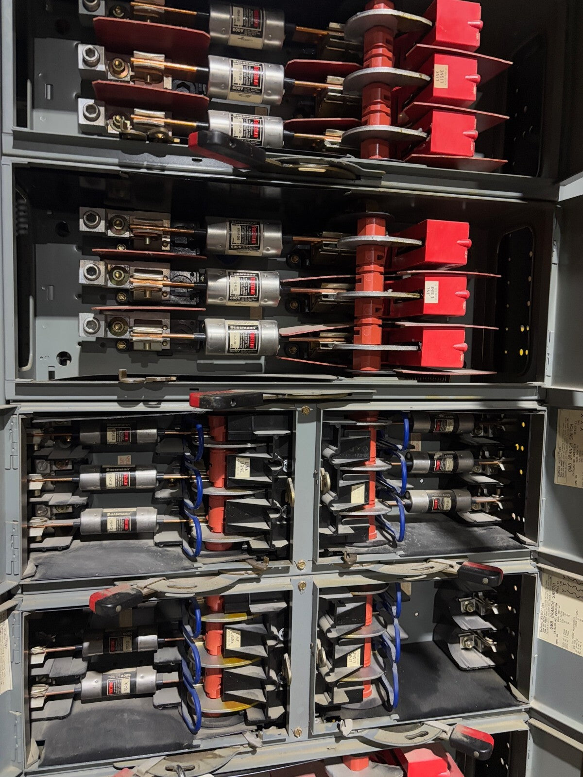 Square D QED 2 Power Style Switchboard 3000A, (3) QMB364W (4) QMB363TW, QMB361TW - Maverick Industrial Sales
