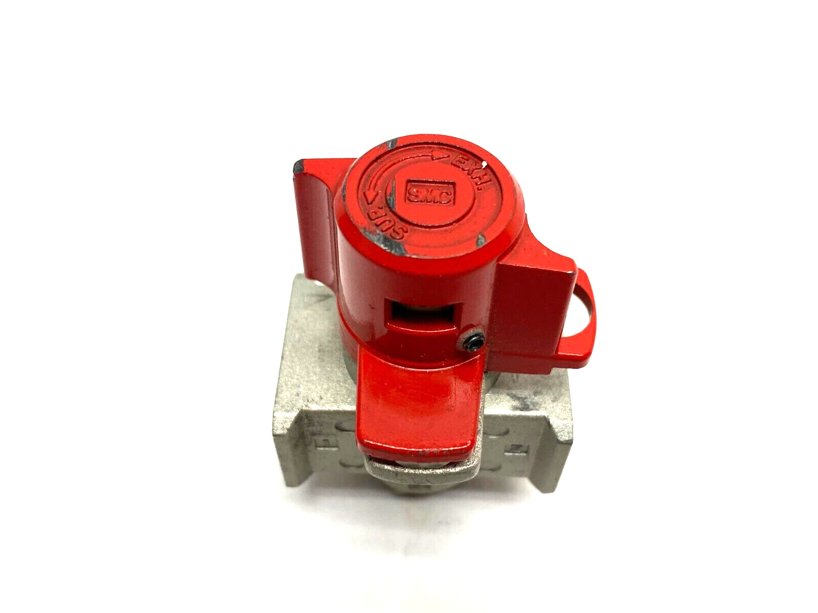 SMC VHS20-N02-Z Manual Lockout Valve 3-Port 1/4" NPT - Maverick Industrial Sales