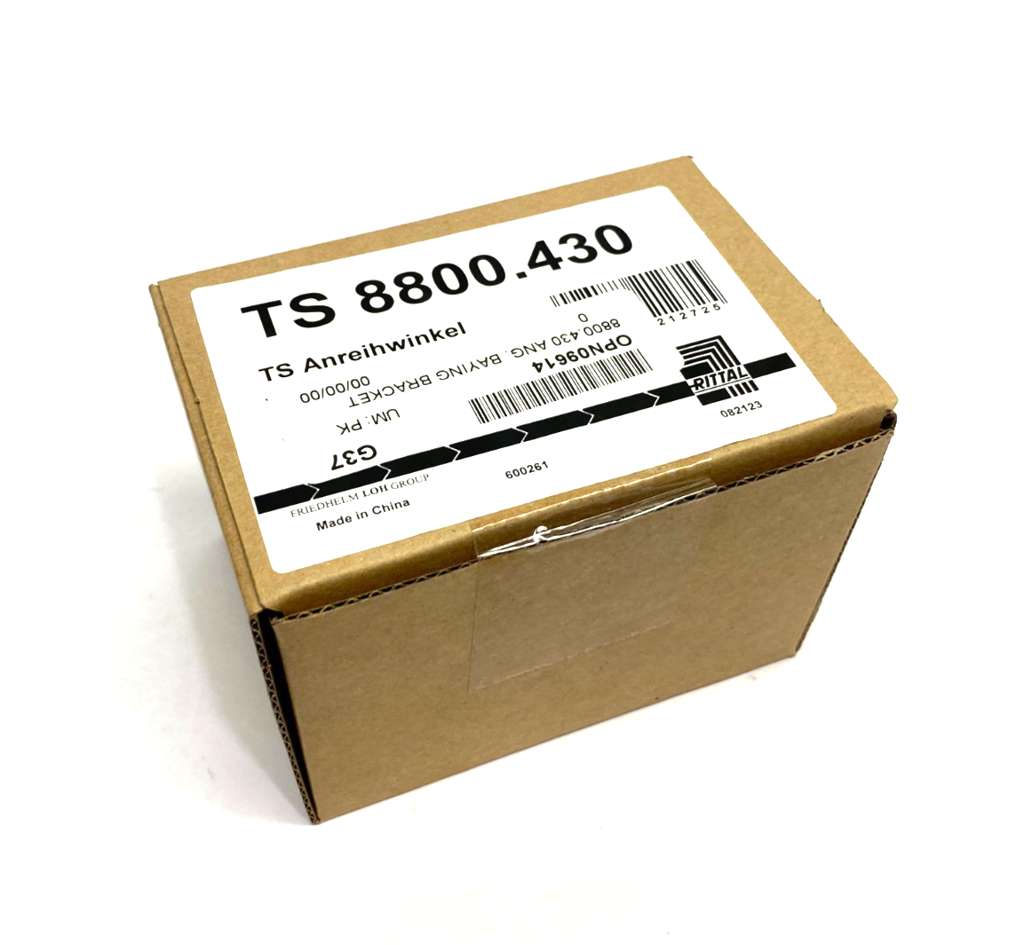 Rittal TS 8800.430 Angular Baying Bracket for TS/TS BOX OF 4 - Maverick Industrial Sales