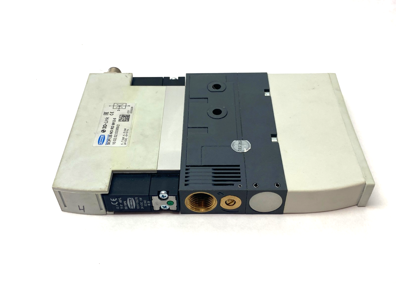 Schmalz SCPi 25 NO RD M12-5 Compact Vacuum Ejector M12 5-Pin, 10.02.02.03369/2 - Maverick Industrial Sales