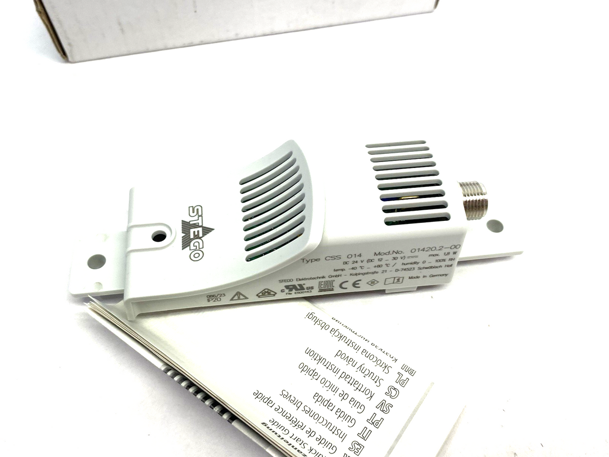 CSS 014 | Stego Smart Sensor Climate Analog, for Air & Humidity 01420.2-00 - New – Open box - Maverick Industrial Sales