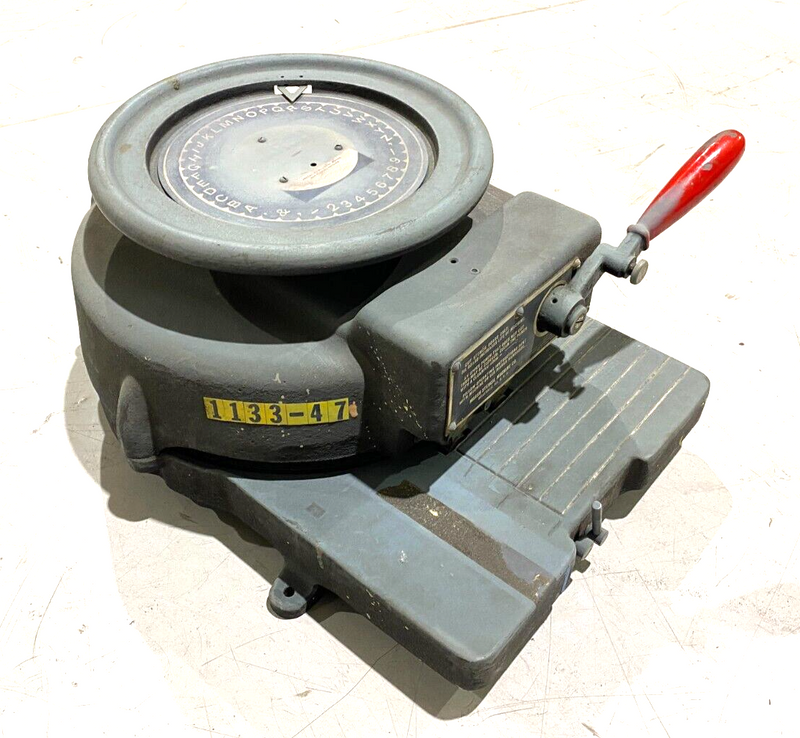 Marsh Model H Manual Stencil Letter Press Punch Machine 1/2" 13mm - Maverick Industrial Sales