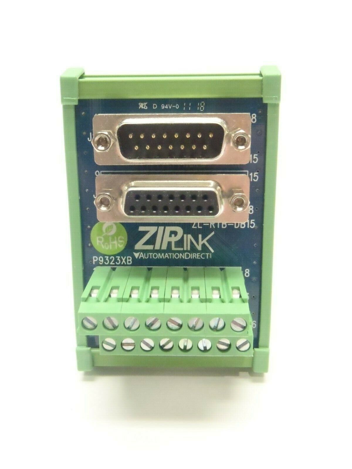 ZipLink ZL-RB-DB15 D-Sub Feed-through Module - Maverick Industrial Sales
