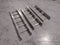 Aluminum Cable Tray LOT OF 7 Pieces Various Lengths and Widths, See Description - Maverick Industrial Sales