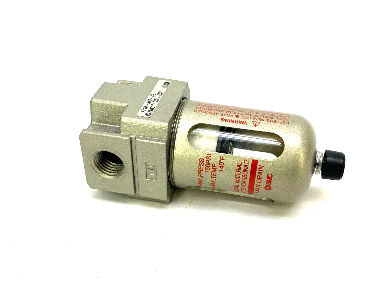 SMC AF20-N02-CZ Modular Air Filter 150psi 1/4" Ports - Maverick Industrial Sales