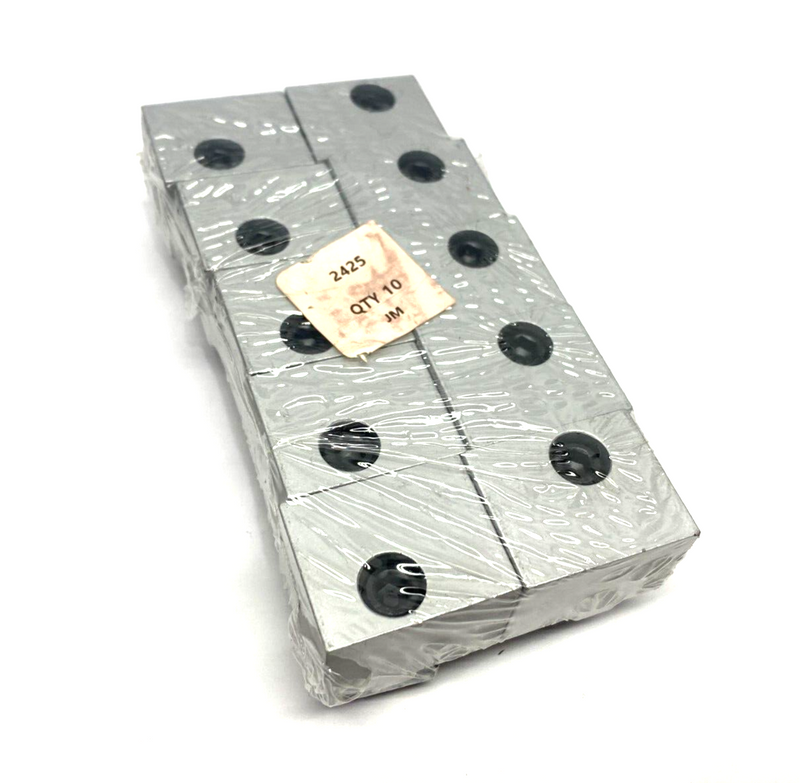 80/20 2425 Aluminum Panel Mount Block 15 Series LOT OF 10 - Maverick Industrial Sales