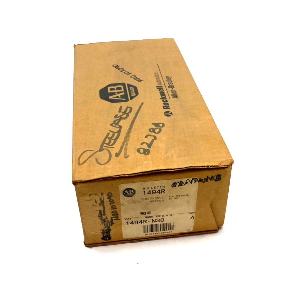 Allen Bradley 1494R-N30 Ser. A Rod Operated Disconnect Switch 30A, Rotary Op. - Maverick Industrial Sales
