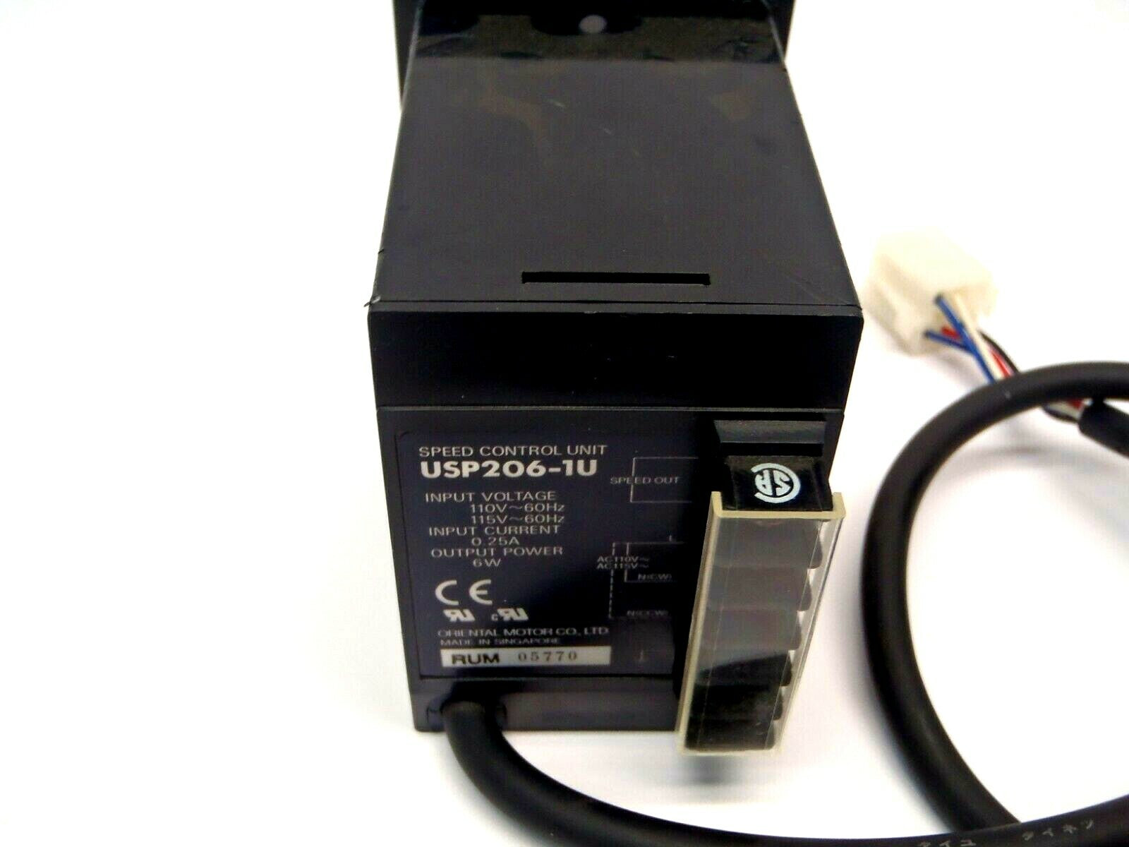 Oriental Motor USP206-1U AC Speed Control Unit, Single-Phase 100-115 VAC - Maverick Industrial Sales