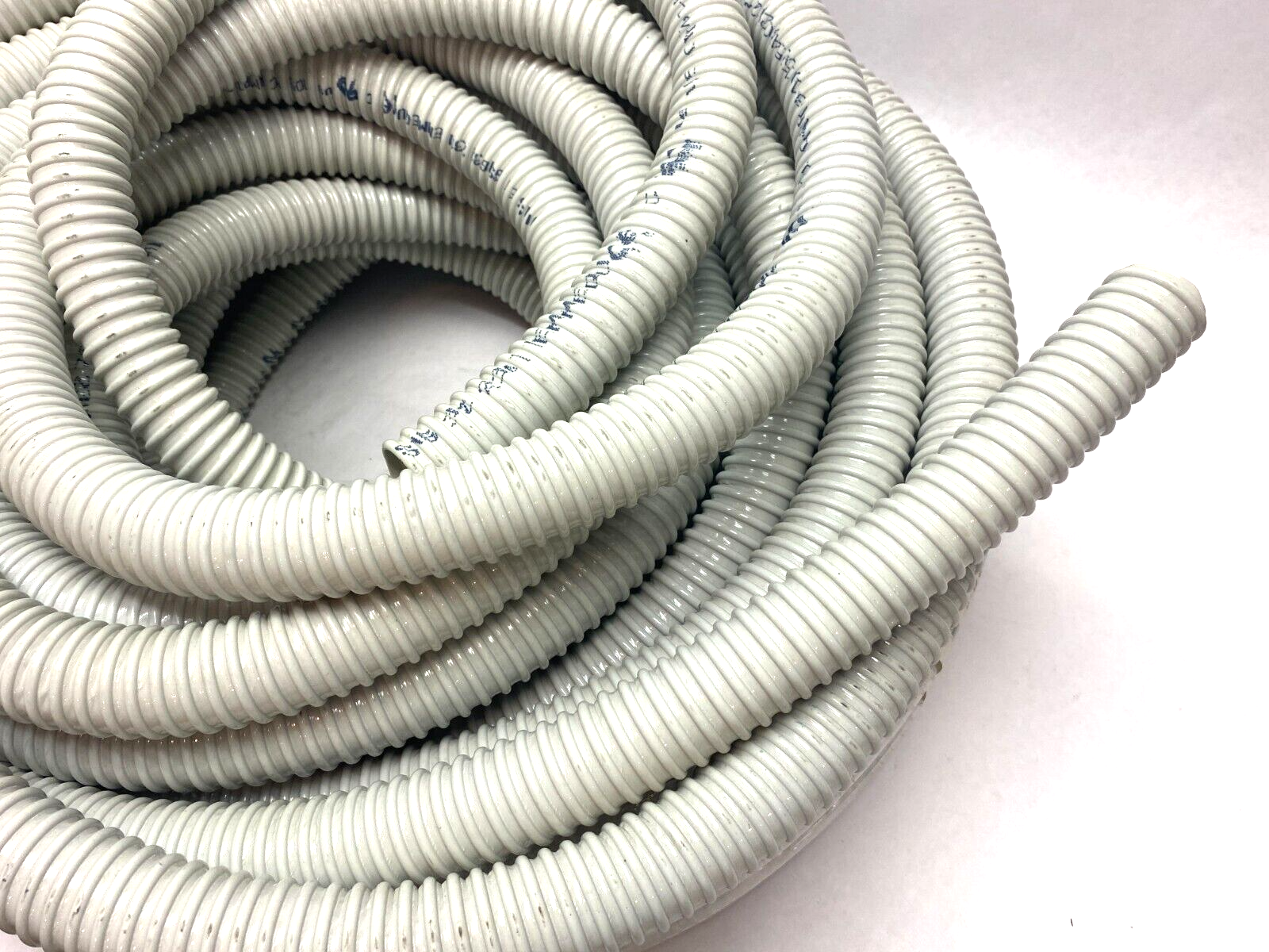 Inset 10475 Flexible Spiral Conduit Sheath Gray 32mm Dia 98ft Length GSIG32 - Maverick Industrial Sales