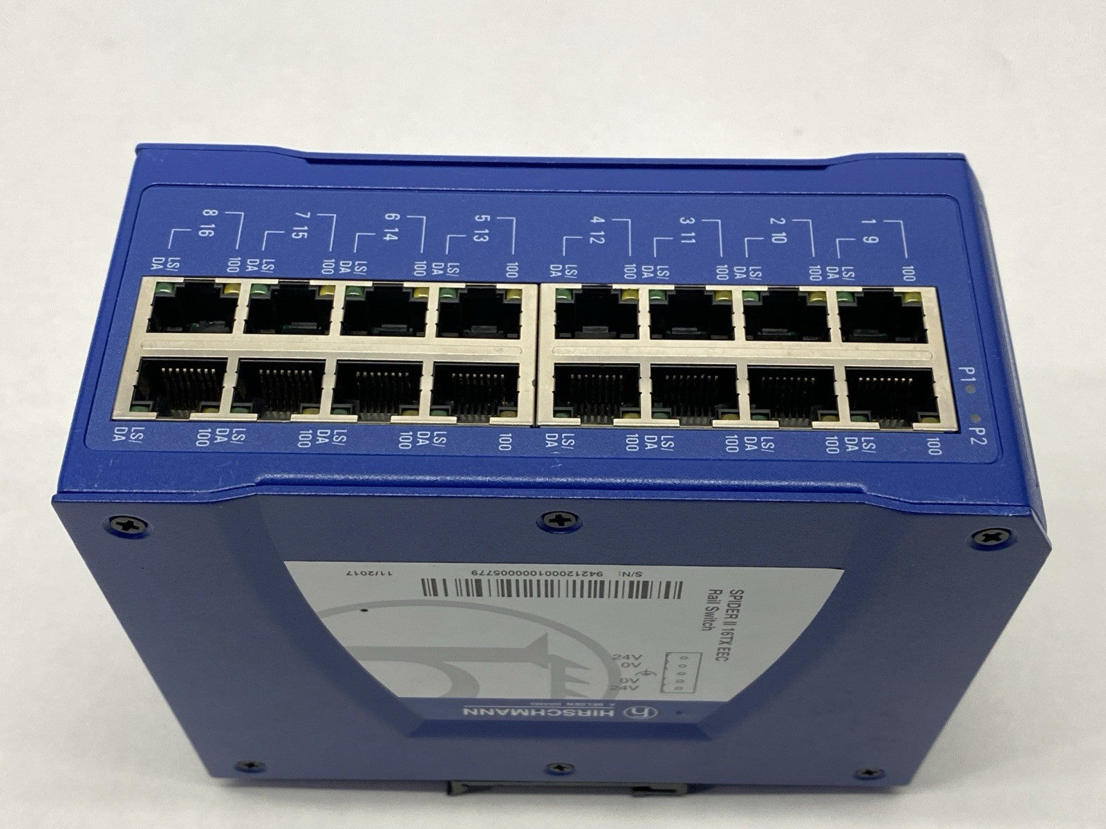 Hirschmann SPIDER II 16TX EEC DIN Rail Ethernet Switch - Maverick Industrial Sales