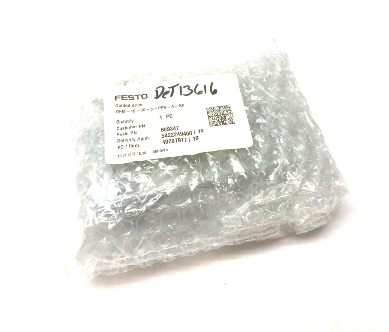 Festo DFM-16-30-B-PPV-A-KF Guided Drive Cylinder30mm Stroke 609347 - Maverick Industrial Sales