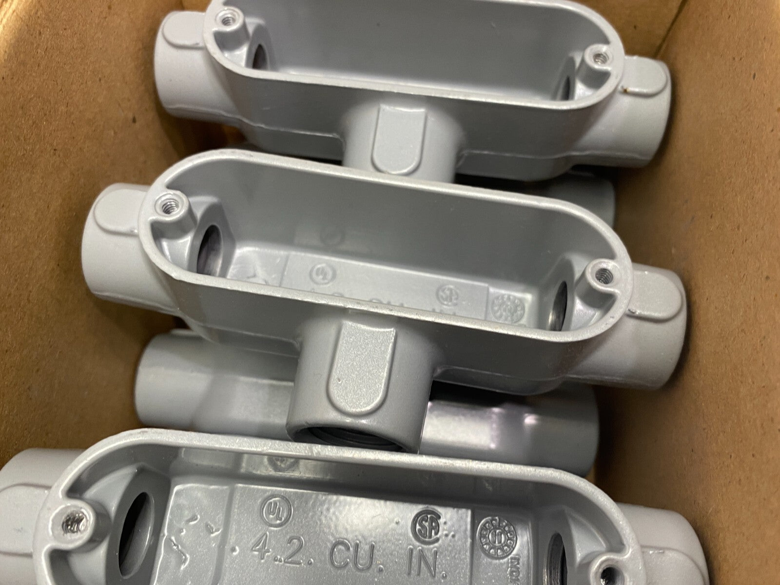 EGS Appleton APP T50-A Form 85 Aluminum Conduit Body 1/2" BOX OF 10 - Maverick Industrial Sales