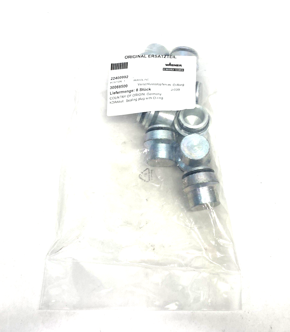 22400992 | Wagner Reinhardt-Technik Sealing Plug with O-Ring PKG OF 8 - New - Maverick Industrial Sales