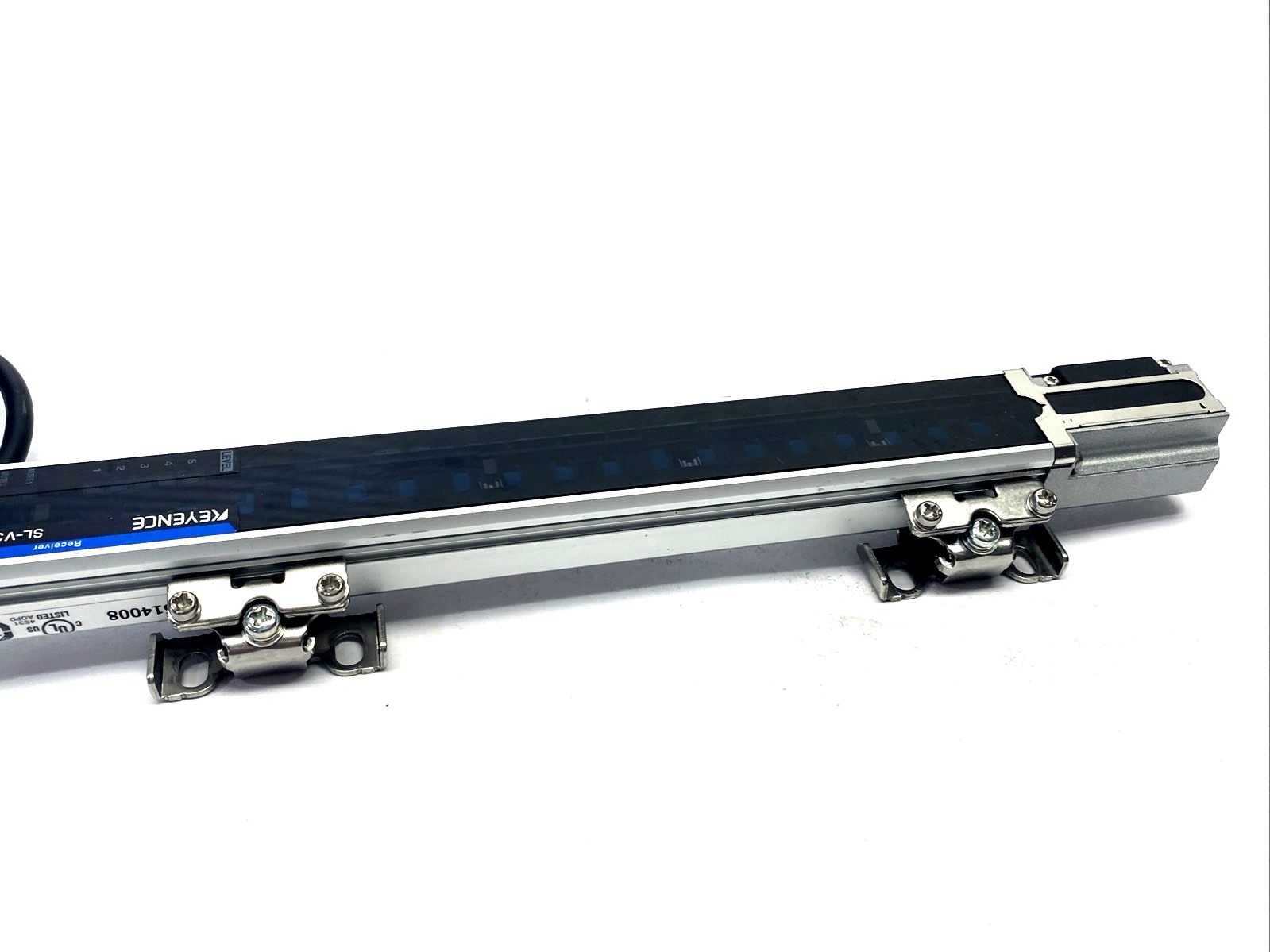 Keyence SL-V31F-R Safety Light Curtain Receiver w/ Mounting Brackets, 31 Axes - Maverick Industrial Sales